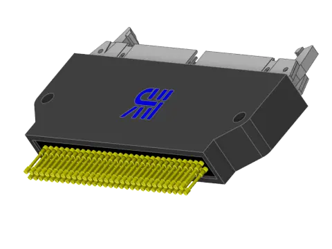 Nadelprüfadapter für 60-poligen, 2-reihigen Steckverbinder, Rastermaß: 2,54mm;