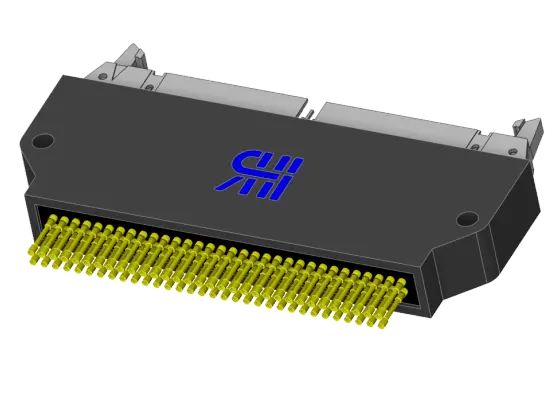 Nadelprüfadapter für 64-poligen, 2-reihigen Steckverbinder, Rastermaß: 2,54mm;