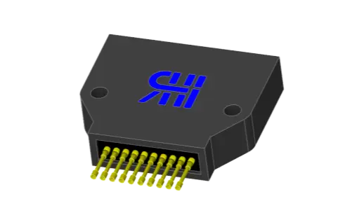 Nadelprüfadapter für 10-poligen, 1-reihigen Steckverbinder, Rastermaß: 2,54mm;