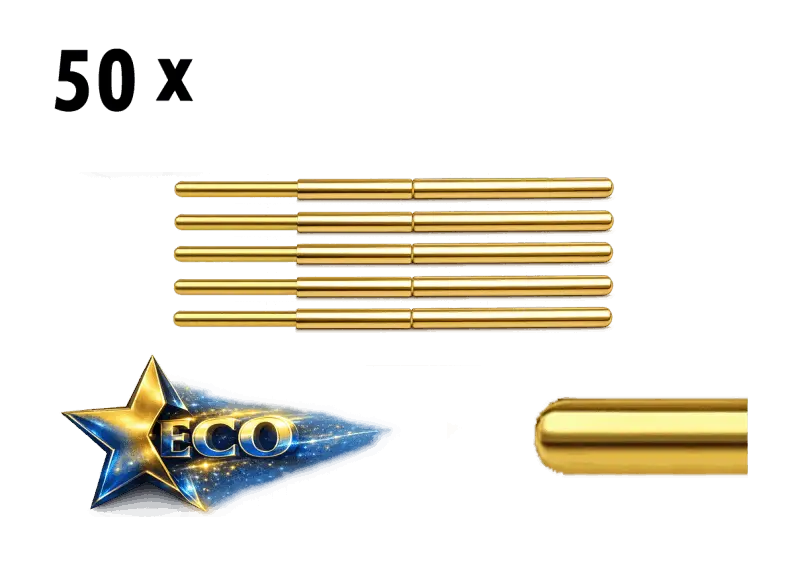 Beipack für Nadelprüfadapter SubD-50; 50x Federkontaktstifte ECO, rund;