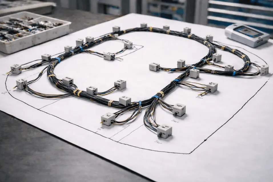 Planung, Entwicklung und Herstellung von Kabelbäumen