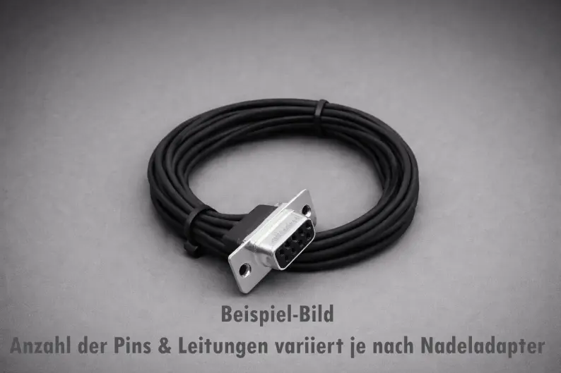 Anschlussleitung für Nadelprüfadapter SubD-25; Länge 0,5 Meter; höchstflexibel, ROHS-konform, halogenfrei;