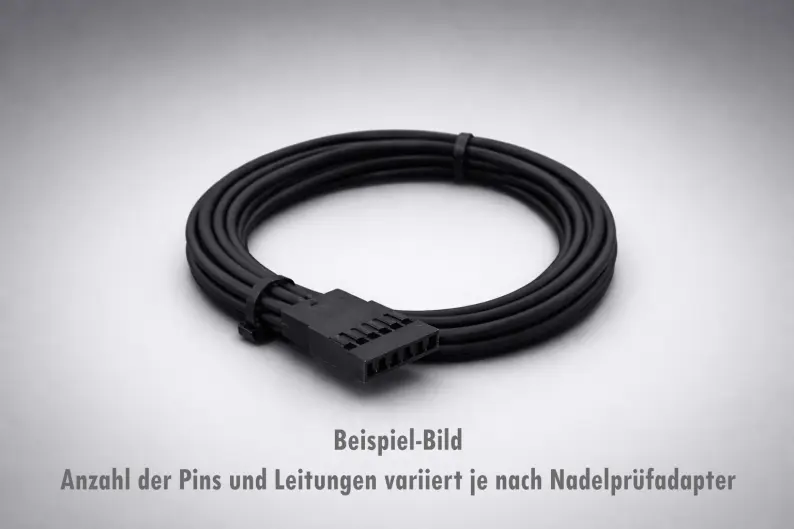 Anschlussleitung für Nadelprüfadapter SR10; Länge 0,5 Meter; höchstflexibel, ROHS-konform, halogenfrei;